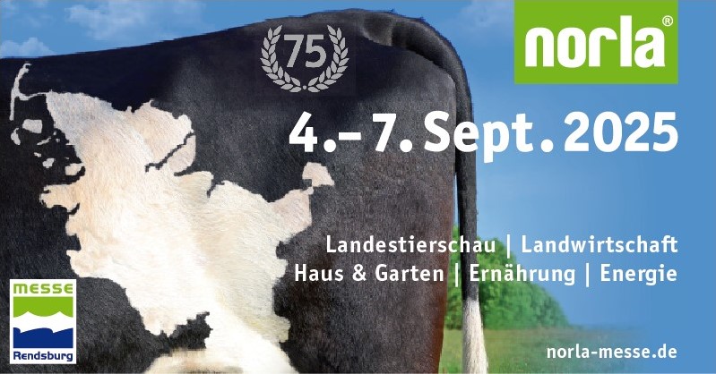 Banner zur Norla 2025 in Rendsburg vom 04. bis 07. September 2025